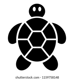 Child turtle icon. Simple illustration of child turtle vector icon for web design isolated on white background