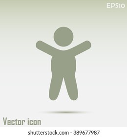 child vector icon