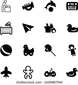 child vector icon set such as: spade, marine, dolls, shovel, keyboard, flight, propeller, changing, activity, funny, logo, gaming, pictogram, dolphins, joypad, gray, home, doll, joystick, gamepad