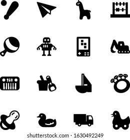 child vector icon set such as: bulldozer, robotic, style, tall, brown, vintage, mammal, hipster, athletic, fiction, children, sound, sleep, outline, pad, shipping, industrial, emblem, wild, computer