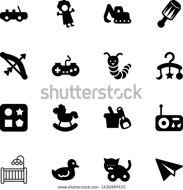 child vector icon set such as: hole, line, gray,\
boy, archery, rocking, wheel, industry, entertainment, computer,\
cheerful, sand, kitten, target, dress, life, stuffed, sport, pc,\
born, plane, heavy