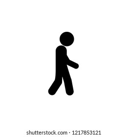 child, walk icon. Element of child icon for mobile concept and web apps. Glyph child, walk icon can be used for web and mobile