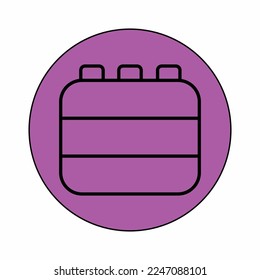 Childern Toys Outline Icon Vector