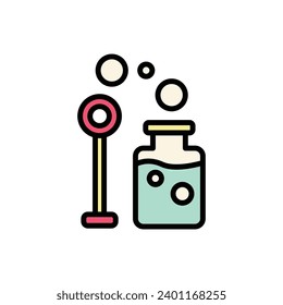 Kinderblasen-Symbol Vektorgrafik