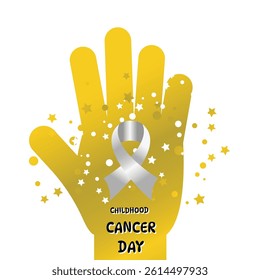 Childhood Cancer Awareness Day Vector Illustration