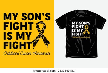 Childhood cancer awareness t-shirt design, quotes, september is national childhood cancer awareness month t-shirt, typography tshirt vector Graphic, Fully editable and printable vector template