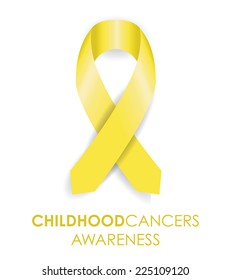 childhood cancer ribbon