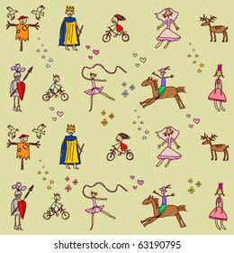 childhood colorful pattern