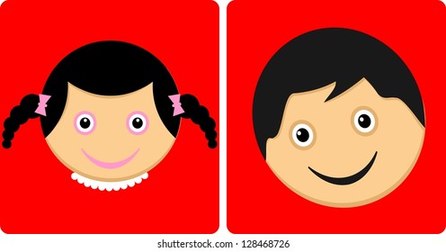 Child,icon vector