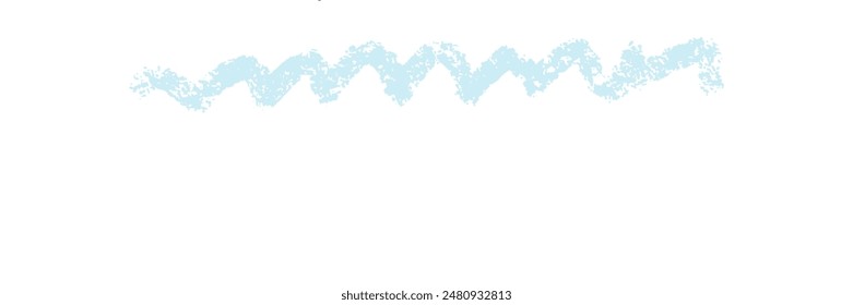 Childish Crayon brush stroke color underline. Chalk pen highlight stroke. Rough hand drawn brush underline element for accent, emphasis element. Color kid chalk vector illustration