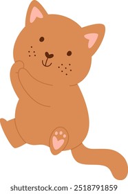 Ilustração de vetor de hamster bonito infantil