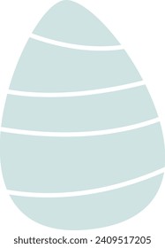 Childish Dinosaur Egg Vector Illustration