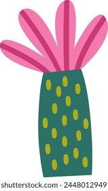 Childish Palm Tree Vektorillustration