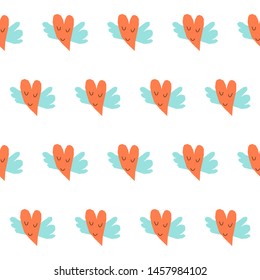 Childish paper cut seamless pattern background. Handmade background for school party advertising, kids gift card, wrapping paper, bag print, school wallpaper, educationposter etc. 