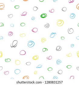 Childish Pastel color, Abstract Streak circle shape for background, backdrop, Cover, wrapping paper or other