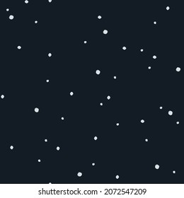Childish pattern with dots. Space.  holiday print. Seamless pattern for fabric, paper, wrapping, clothing, textile, wallpaper. Vector illustration