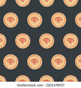 childish pirate theme vector pattern