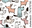 cute dog pattern