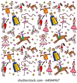 childish style pattern