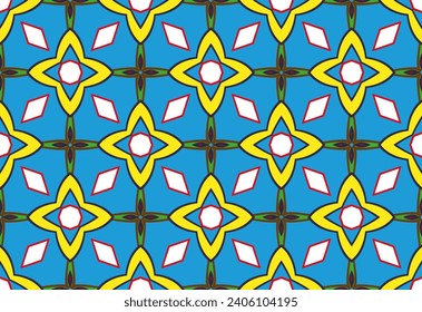 childish wallpaper, colorful seamless pattern collection. Creative  geometric shape background for children or trendy design with abstract collage shapes.