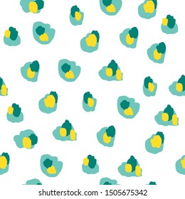 Childish wallpaper seamless pattern background. Abstract  swatch for design kids badroom wall, nappy, birthday card, textile etc. 