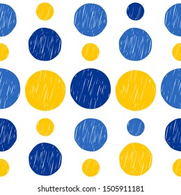 Childish wallpaper seamless pattern background. Abstract  swatch for design kids badroom wall, nappy, birthday card, textile etc. 