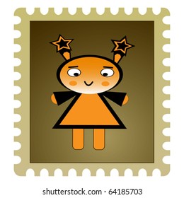 childlike cartoon timber