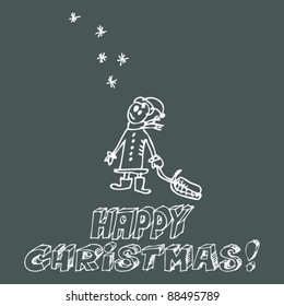 childlike christmas card