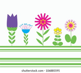 Childlike vector card