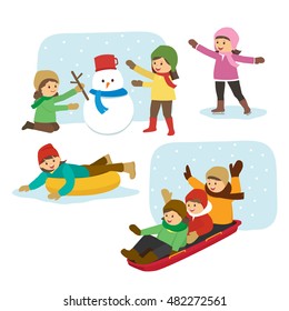 Children Activities in Winter