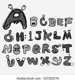 children alphabet spelled out