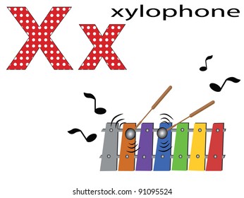 Children alphabet, X