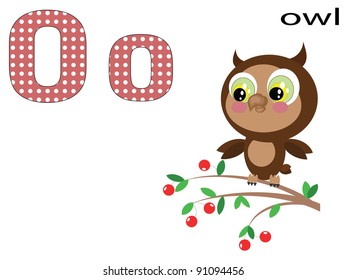 Children alphabet,O