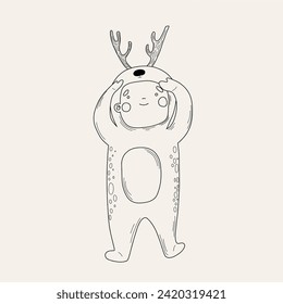 children in animal costumes, cartoon characters