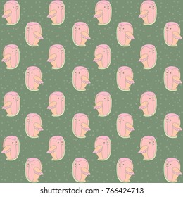 children animals big birds pattern