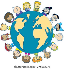 Children around the Earth