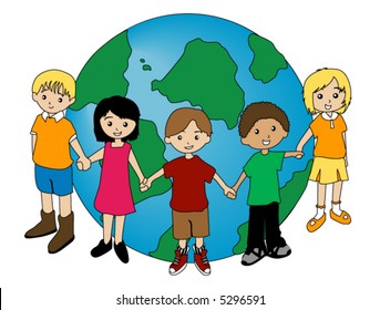 2,870 Children around the globe Images, Stock Photos & Vectors ...