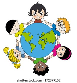 children around the world united