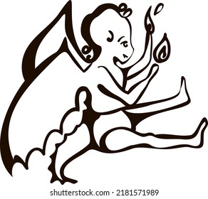 Children Baby In Halloween Animal Costumes Set. A Little Kid In A Cute Dragon Costume Is Playing With Fire. Funny Cute Baby Cartoons. Vector Illustration