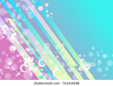 Children background with bubbles. Abstract background with bubbles in a gentle color - vector.