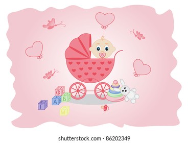 children background, the message is girl