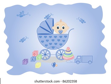 children background, the message would be a boy