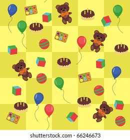 children background with toys