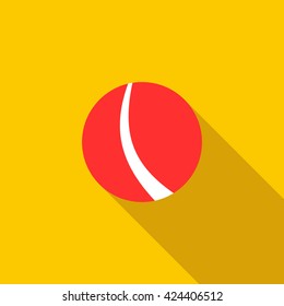 Children ball icon, flat style