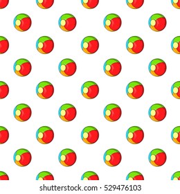 Children ball pattern. Cartoon illustration of children ball vector pattern for web