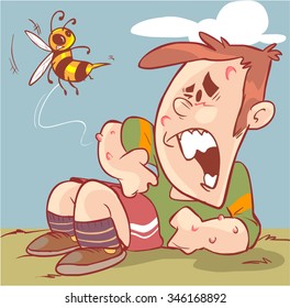 children bee stings