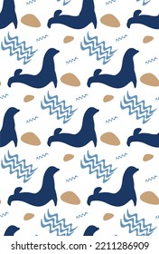 niños de imagen vectorial de onda de foco azul