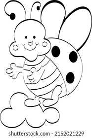 Children Book Cover Illustration For Print. Use as poster, card, flyer or T Shirt