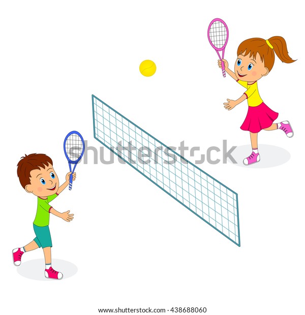 Two Young Women Playing Tennis Stock Footage Video (100% 