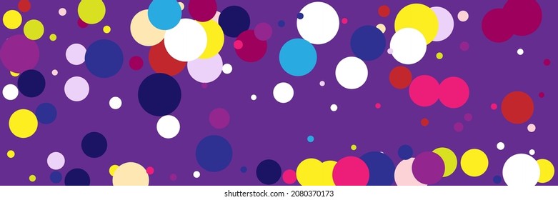 Children Bright Blue Beige Green Background. Color Pastel White Circles Vivid Pink Textile. Play Red Purple Dark Violet Pattern. Indigo Kids Multicolor Yellow Vibrant Rainbow Background.